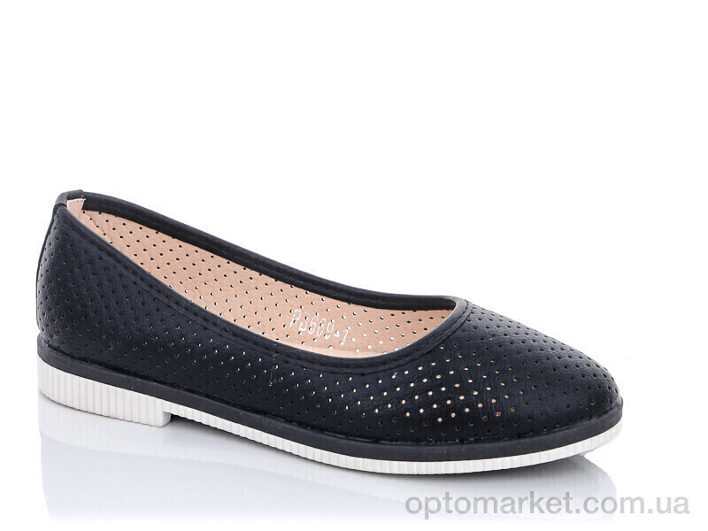 Купить Балетки дитячі 000-PB609-1 Horoso чорний, фото 1