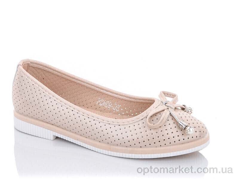 Купить Балетки дитячі 000-PB609-33 Horoso бежевий, фото 1