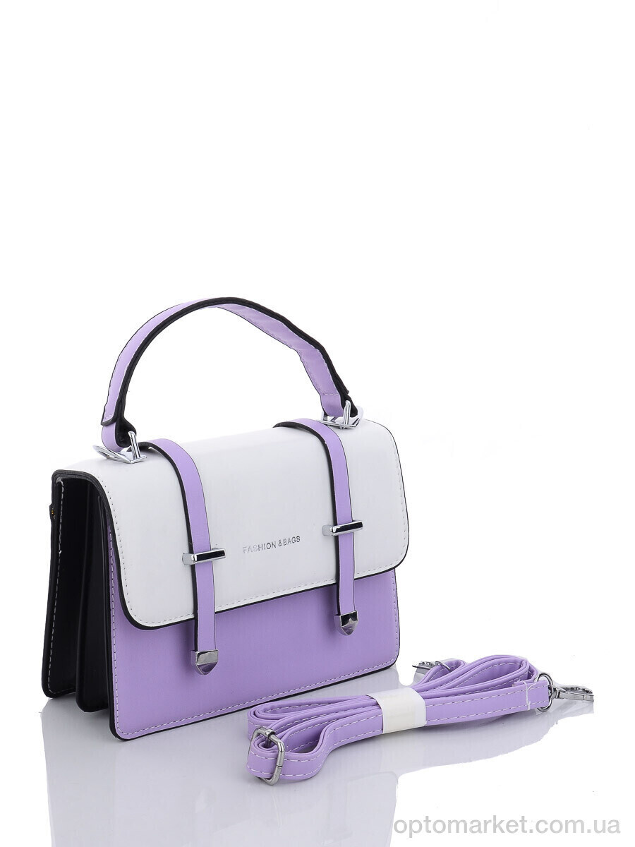 Купить Сумка женская 0005 white-purple Republic фіолетовий, фото 1