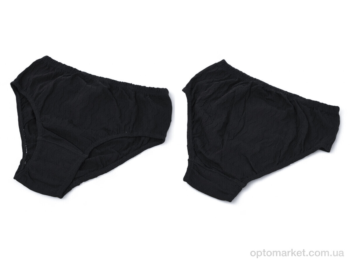 Купить Трусы жіночі 001-01-1 black волна (8) 08990 Obuvok чорний, фото 3