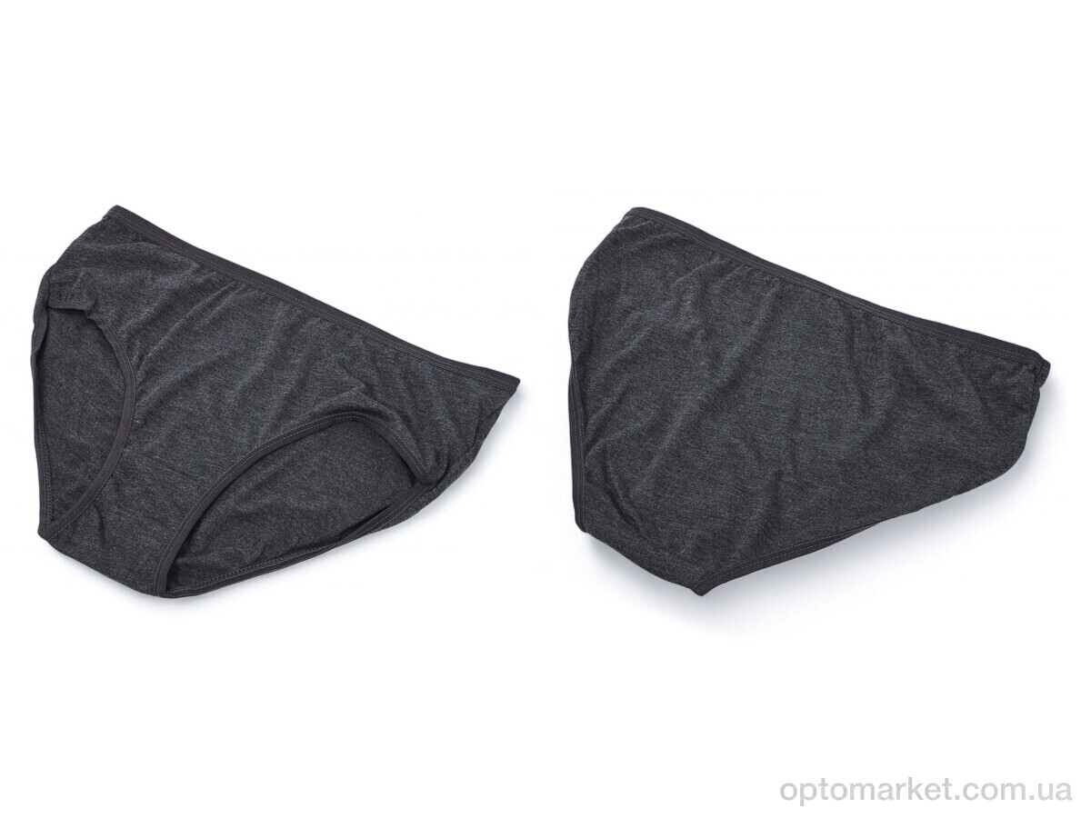 Купить Трусы жіночі 001-06-1 d.grey (XL) 08990 Obuvok сірий, фото 3