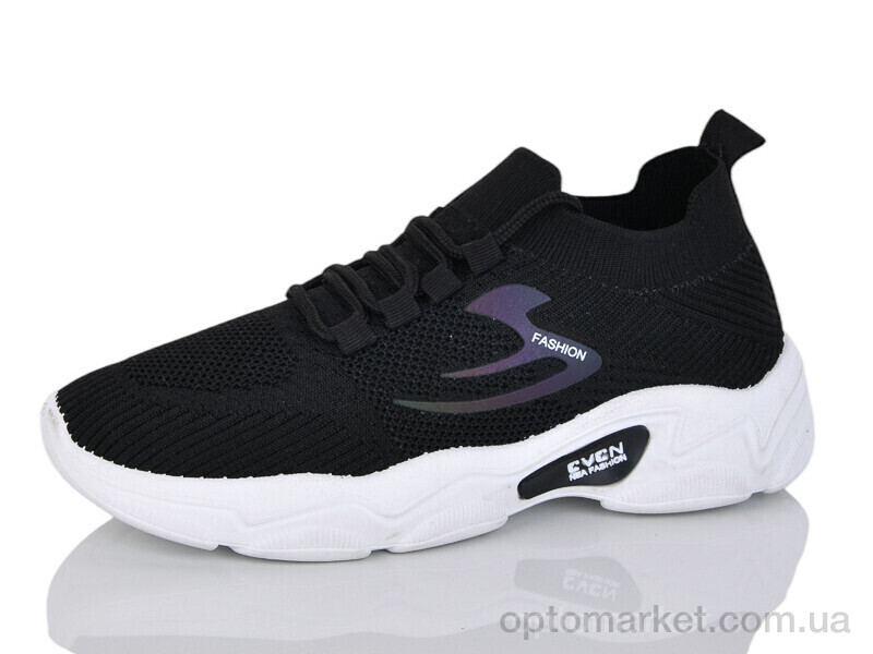 Купить Кросівки жіночі 001-2 black Шик-Шок чорний, фото 1