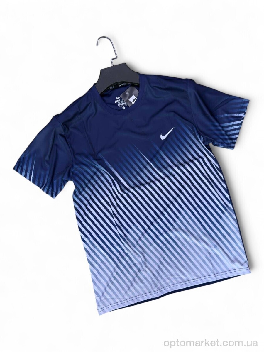Купить Футболка чоловічі 001-2 navy N.ke синій, фото 2