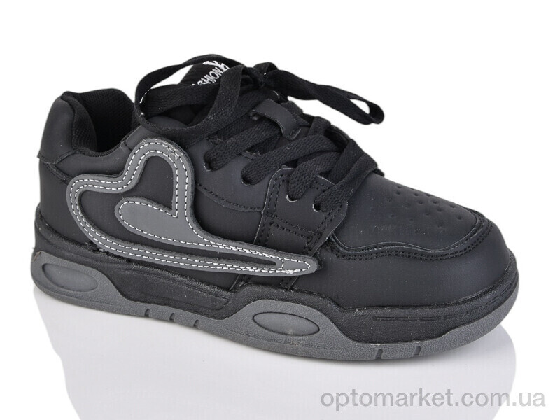 Купить Кросівки дитячі 001-3333-1C Bessky чорний, фото 1