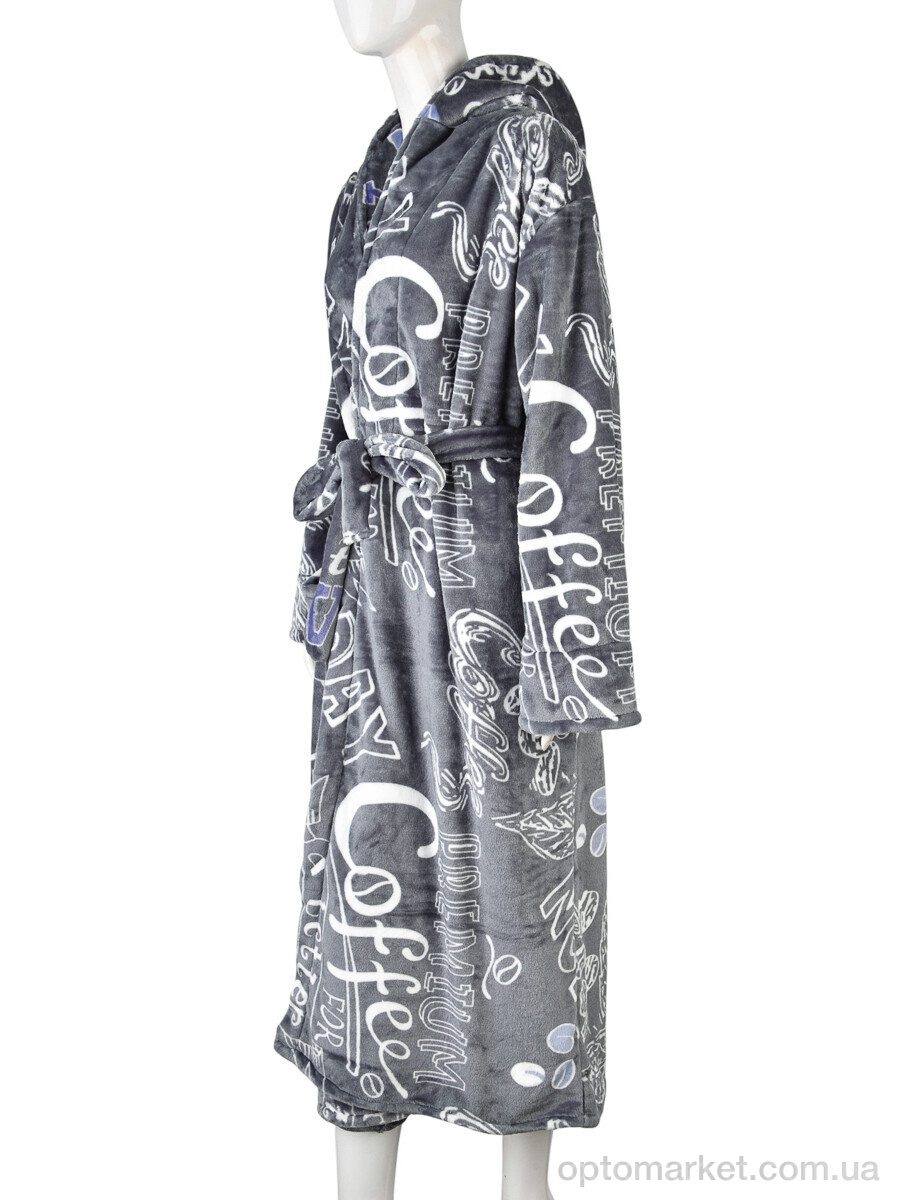 Купить Халат жіночі 002-1 grey Banko сірий, фото 1