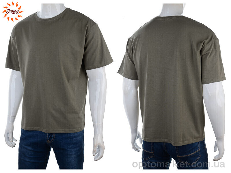 Купить Футболка чоловічі 002-2 olive Jumay хакі, фото 3