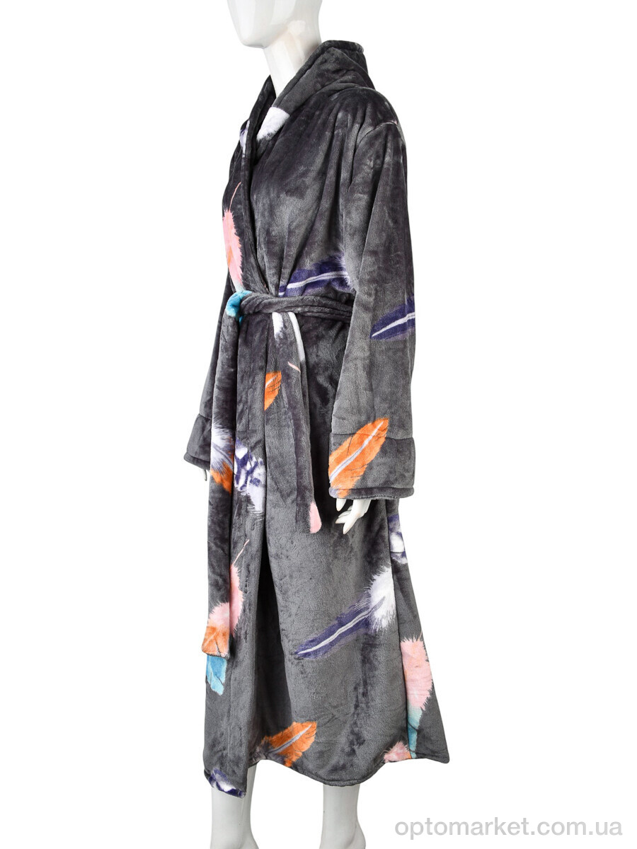 Купить Халат жіночі 002-4 grey Banko сірий, фото 1