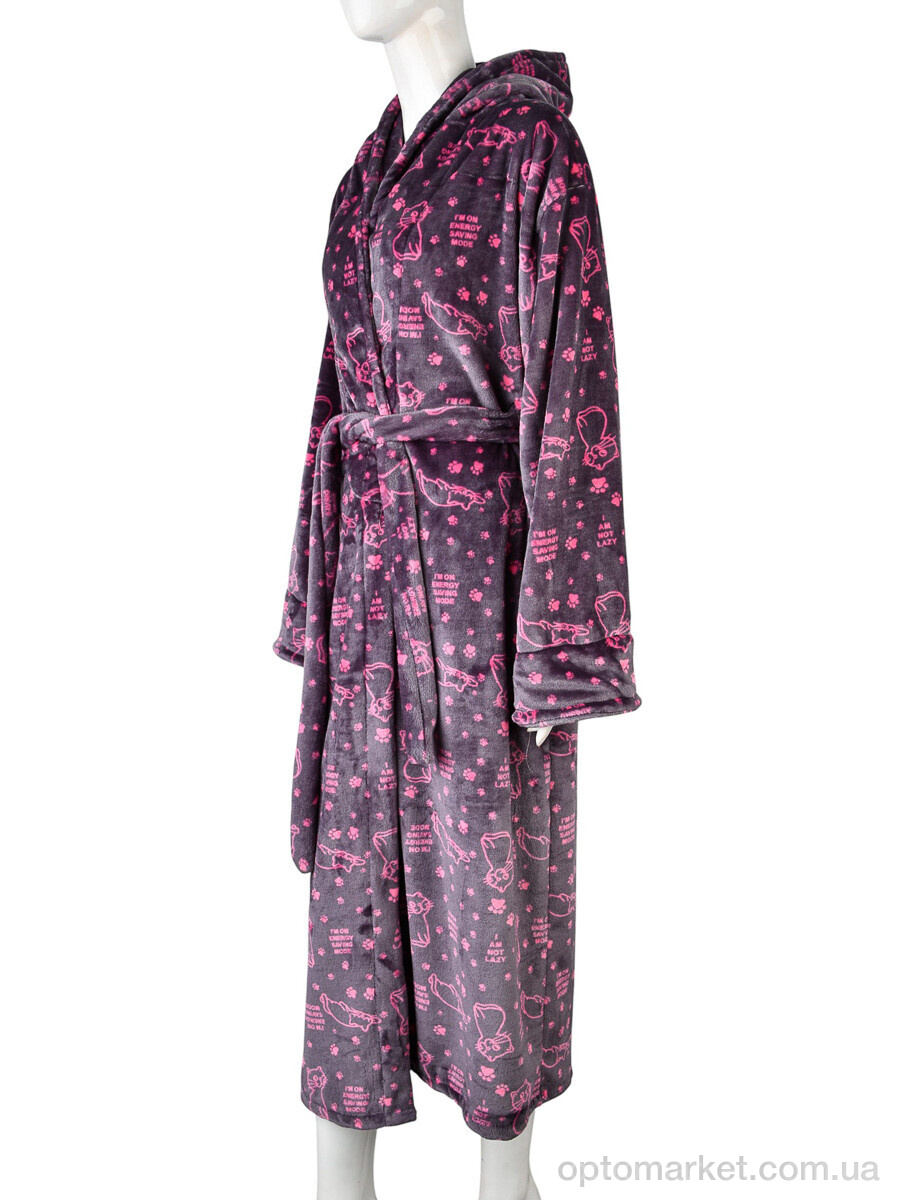 Купить Халат жіночі 002-6 violet Banko фіолетовий, фото 1