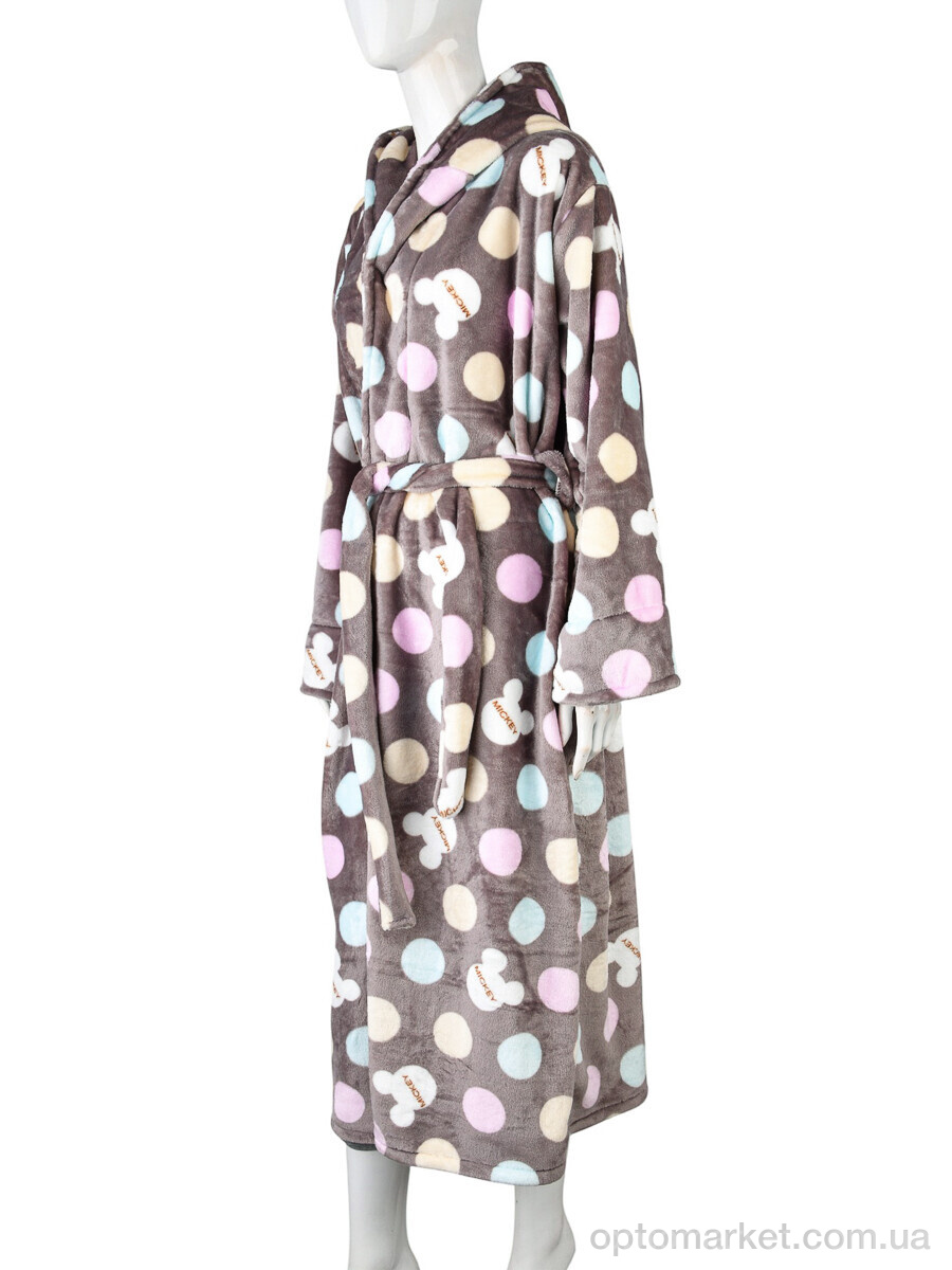 Купить Халат жіночі 002-7 brown Banko коричневий, фото 1