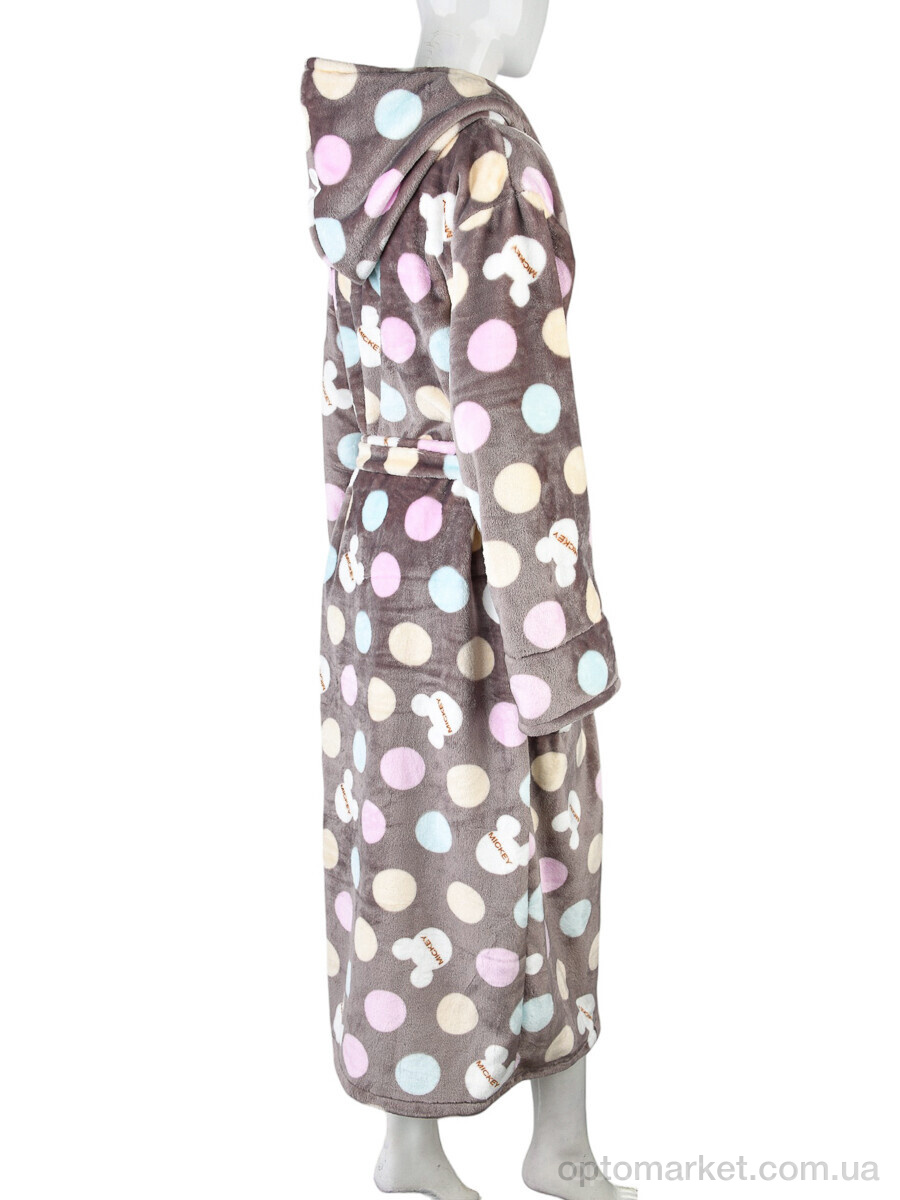 Купить Халат жіночі 002-7 brown Banko коричневий, фото 2