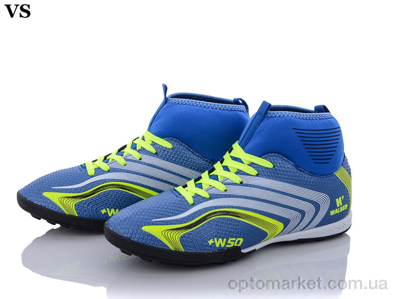 Купить Футбольне взуття чоловічі 002 blue Walked синій, фото 1
