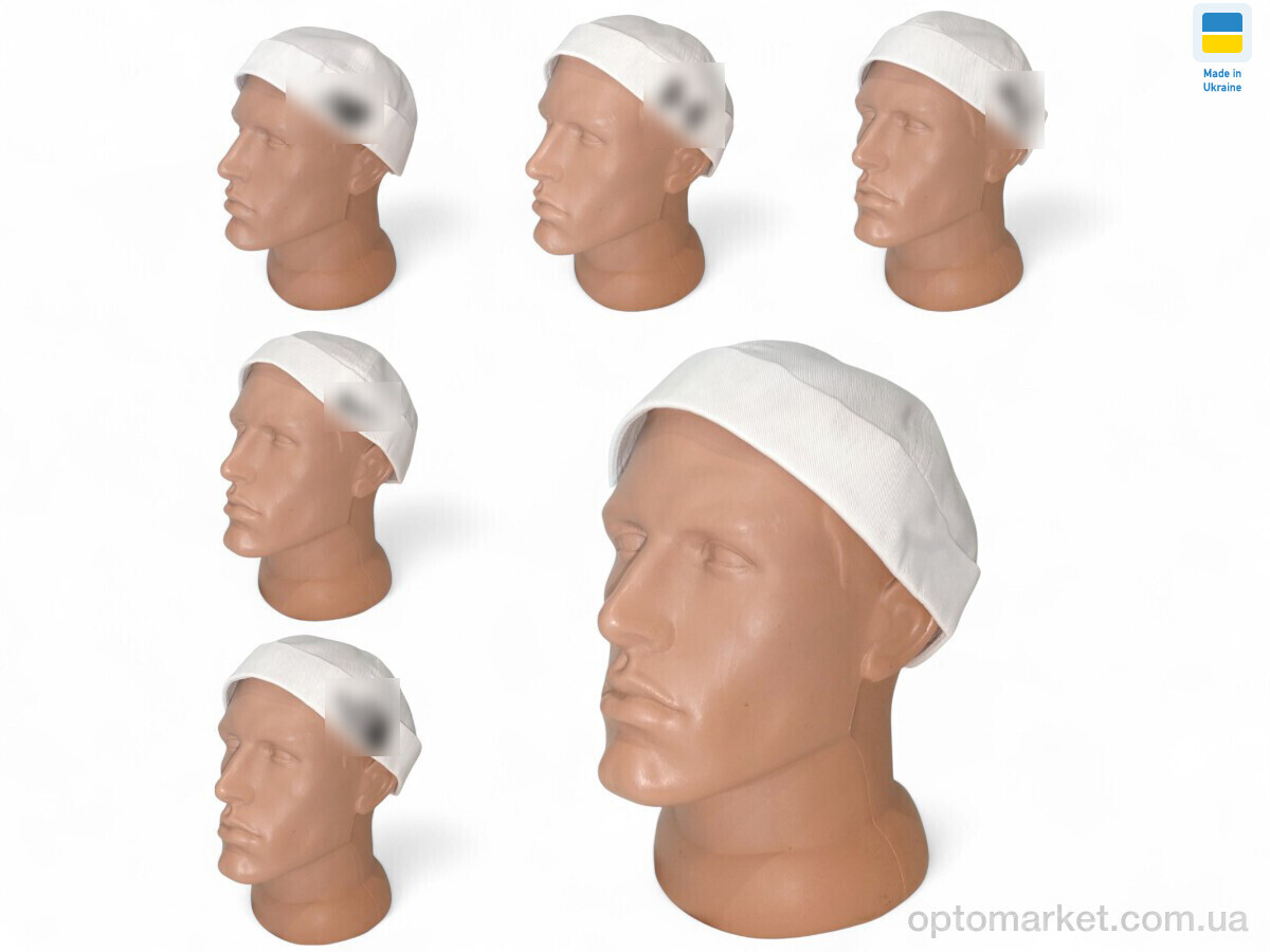 Купить Шапка чоловічі 0023 докерка Mabi білий, фото 1