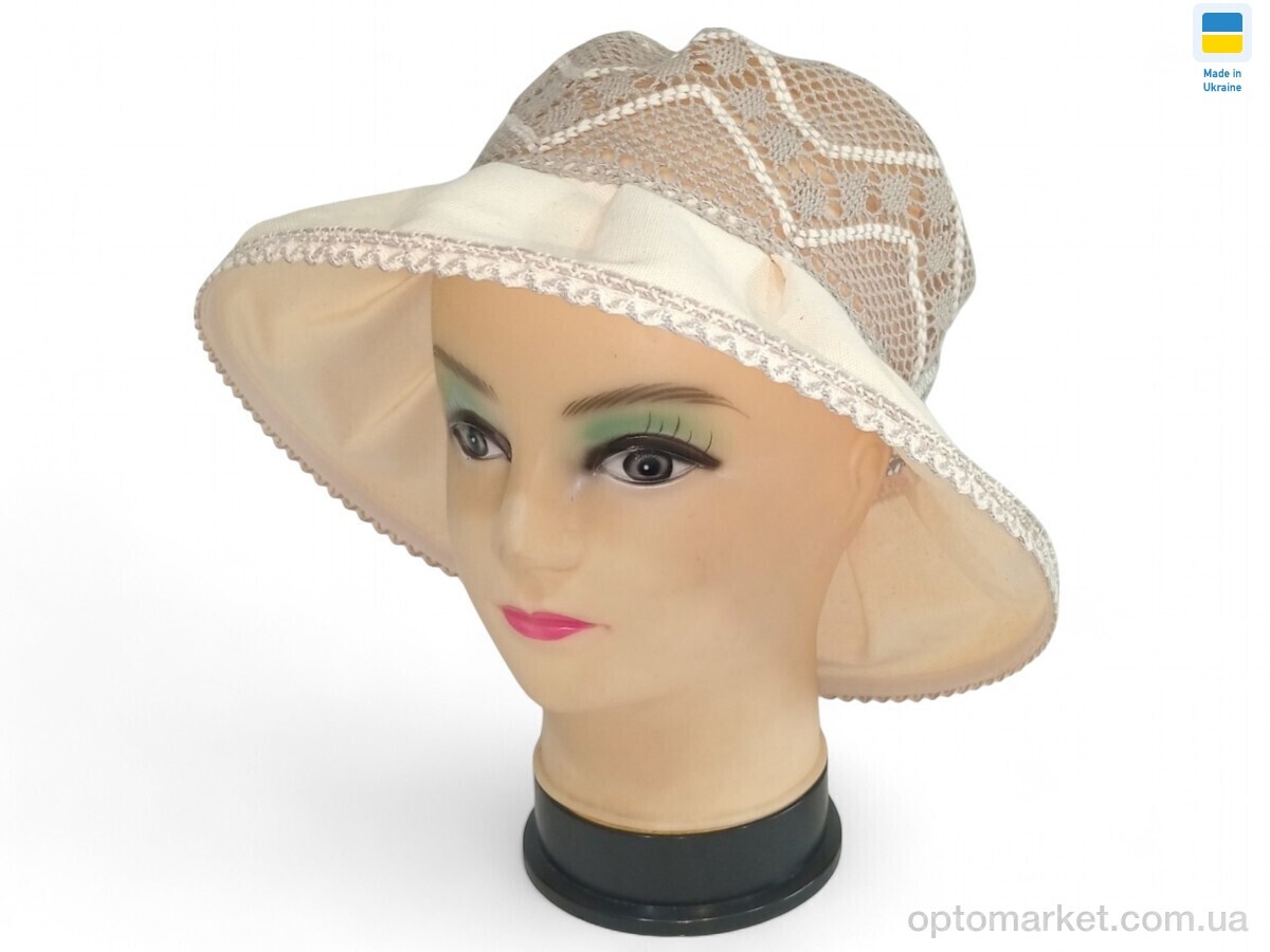 Купить Капелюх жіночі 0031 бежевий Mabi бежевий, фото 1