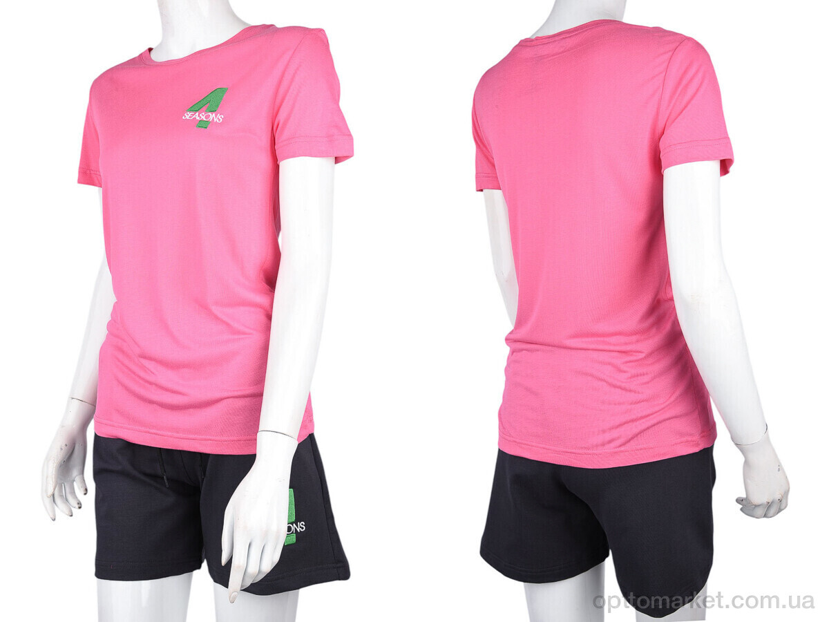 Купить Футболка жіночі 004-1 pink 4 seasons рожевий, фото 3
