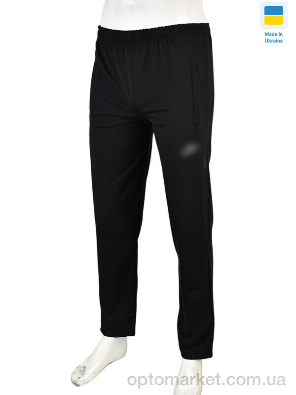 Купить Спортивні штаны чоловічі 004-2 black N.ke чорний, фото 1