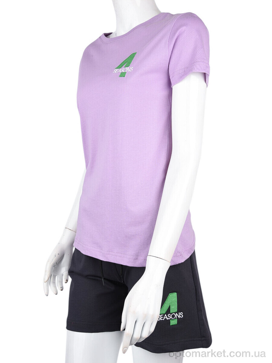 Купить Футболка жіночі 004-2 violet 4 seasons фіолетовий, фото 1
