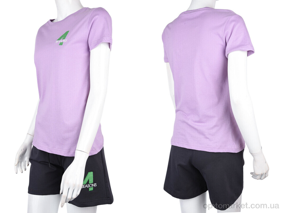 Купить Футболка жіночі 004-2 violet 4 seasons фіолетовий, фото 3