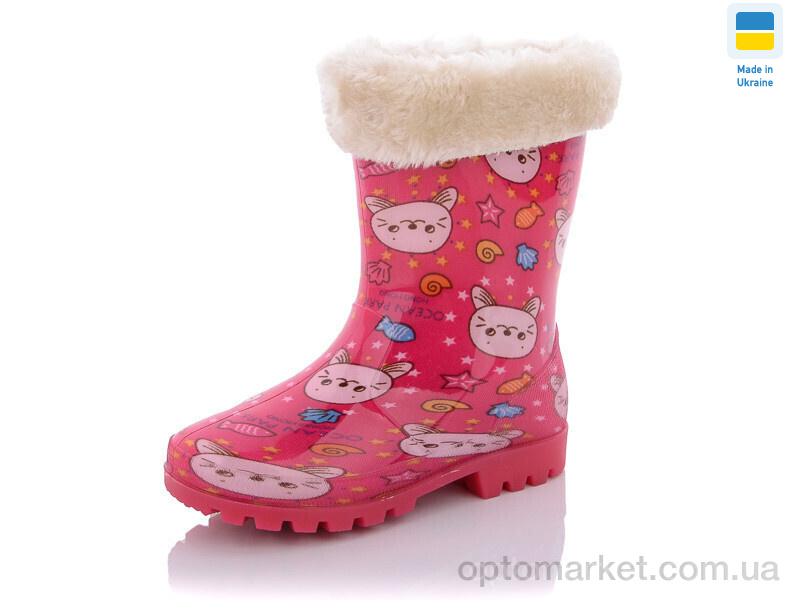 Купить Гумове взуття дитячі 005-298 Dual рожевий, фото 1