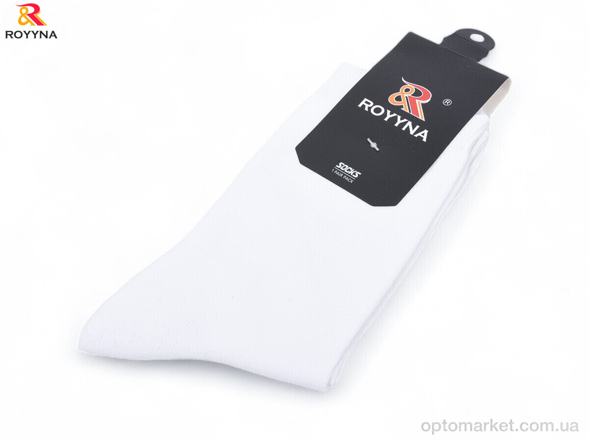 Купить Шкарпетки чоловічі 005A white Royyna білий, фото 1