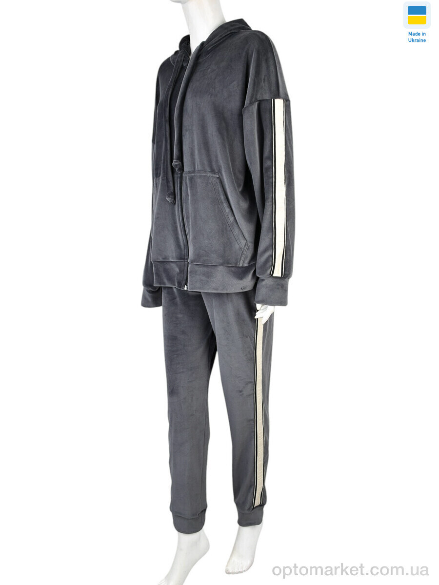 Купить Спортивний костюм жіночі 006-3 grey Banko сірий, фото 1