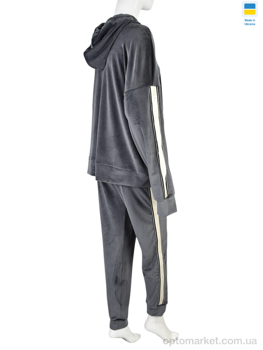 Купить Спортивний костюм жіночі 006-3 grey Banko сірий, фото 2