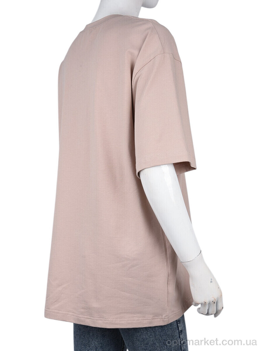 Купить Футболка жіночі 007-1 beige 4 seasons бежевий, фото 3