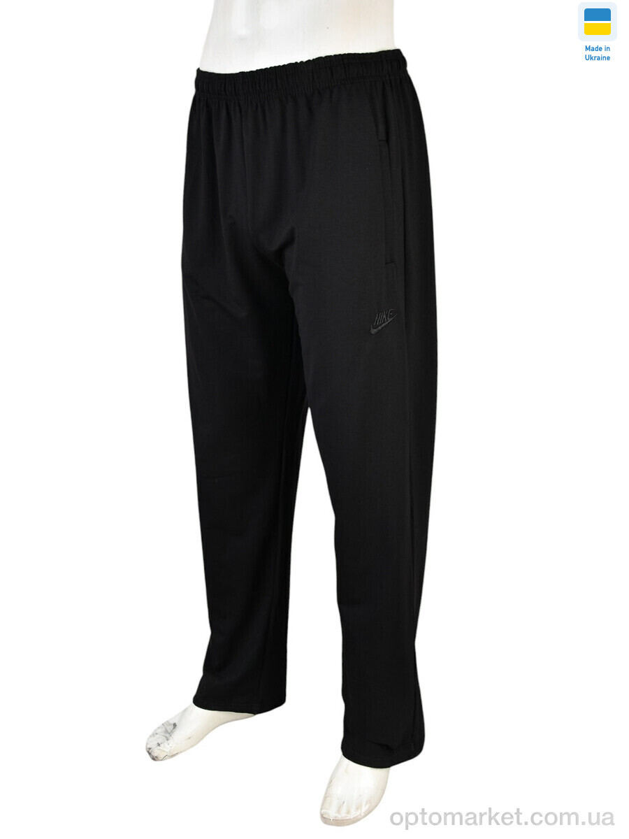 Купить Спортивні штаны чоловічі 007-2 black N.ke чорний, фото 2