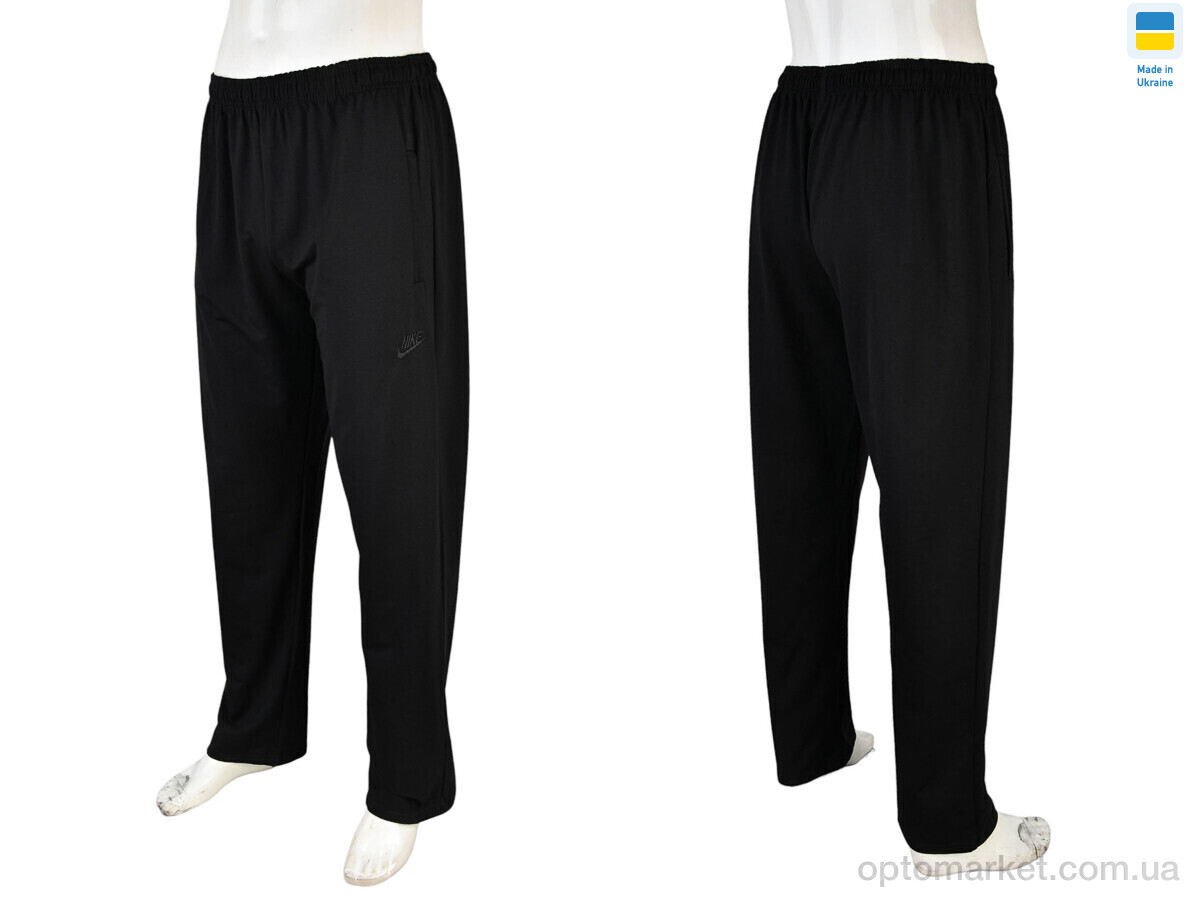 Купить Спортивні штаны чоловічі 007-2 black N.ke чорний, фото 4
