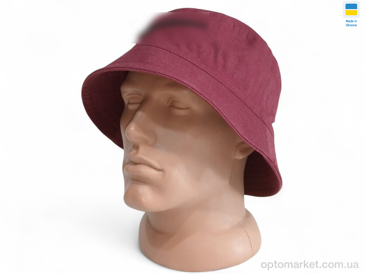 Купить Панама унісекс 0074 bordo N.ke бордовий, фото 1