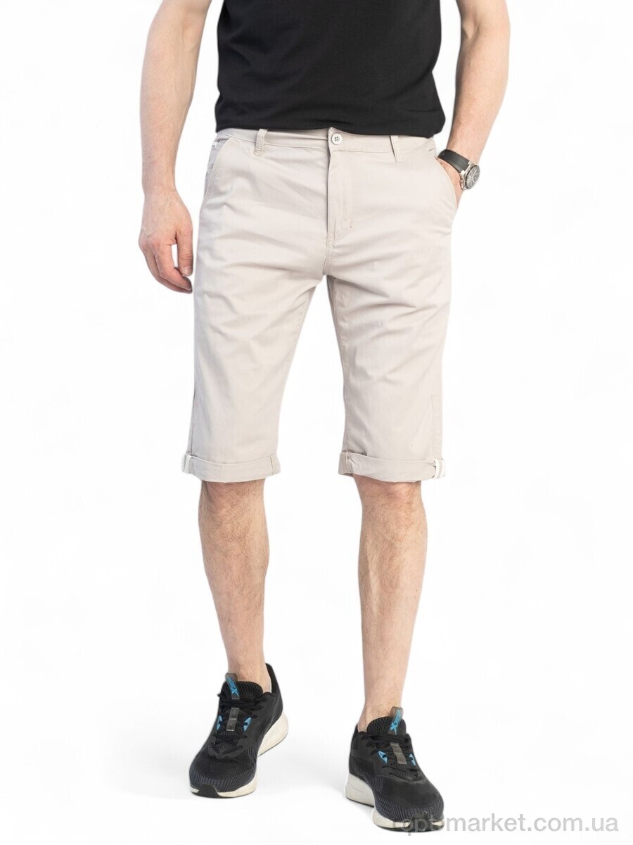 Купить Шорти чоловічі 0075 бежевий Massmag бежевий, фото 1
