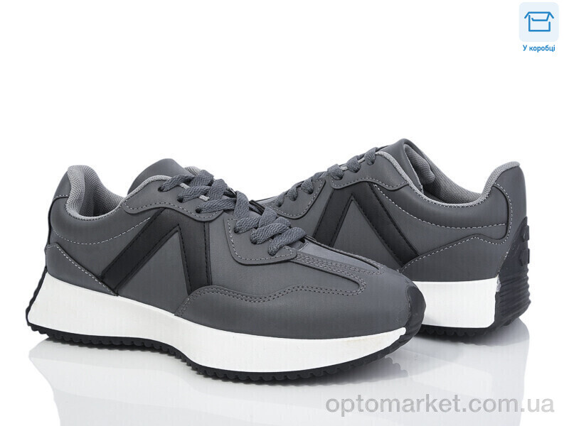 Купить Кросівки жіночі 008-8 grey ВЗУТТЯ+ сірий, фото 1