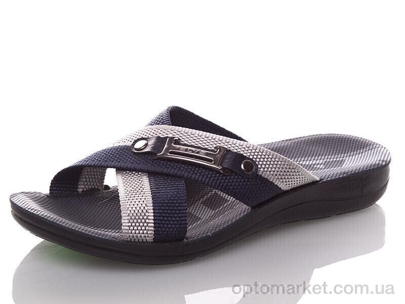 Купить Шльопанці чоловічі 008 blue Malibu синій, фото 1
