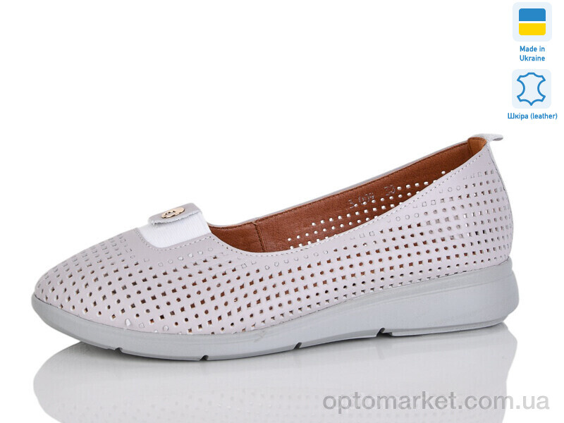 Купить Балетки жіночі 009-13 Amir сірий, фото 1