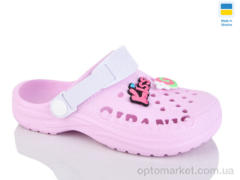 Купить Крокси дитячі 009 рожевий Gipanis рожевий, фото 1