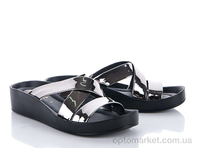 Купить Шльопанці жіночі 01-10 Akbulut срібний, фото 1