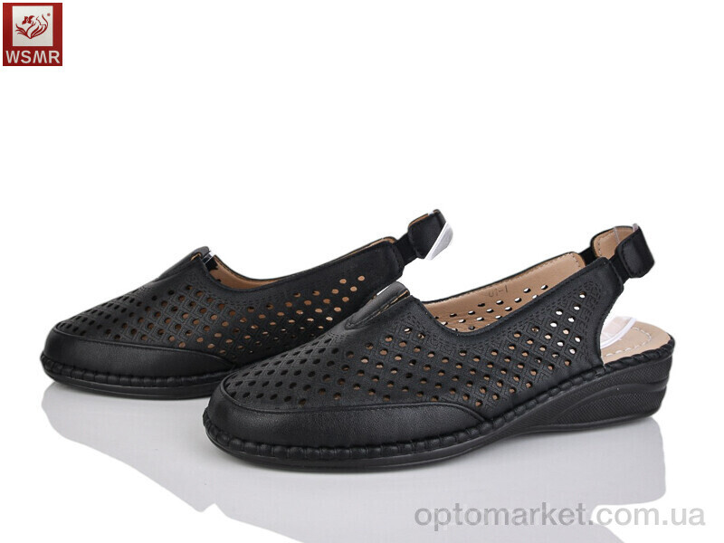 Купить Туфлі жіночі 01-1 WSMR чорний, фото 1