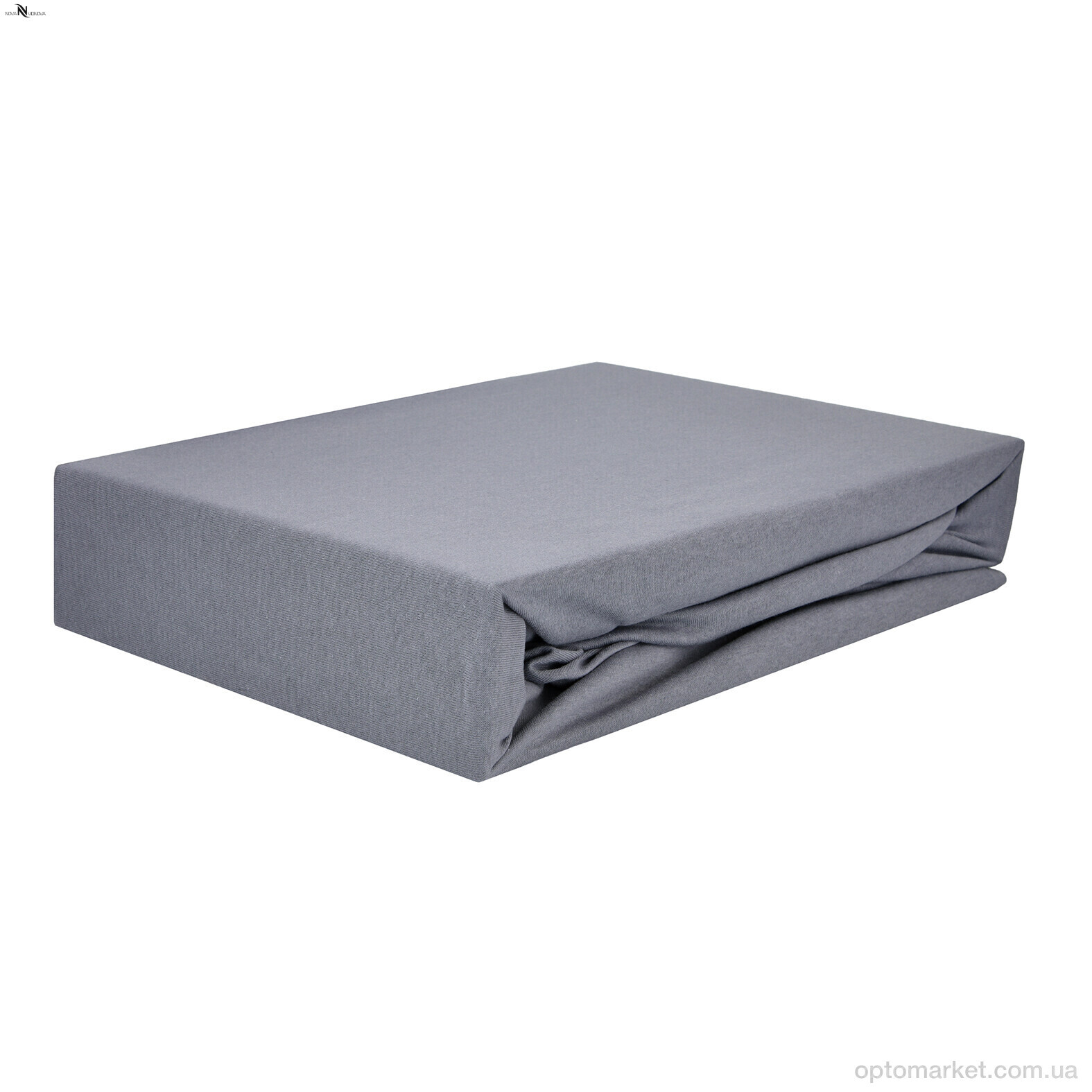 Купить Постільна білизна унісекс 01-2 Простирало ТРИКОТАЖНЕ (180x200)+дві наволочки(50x70) сірий NOVA VIDNOVA сірий, фото 4