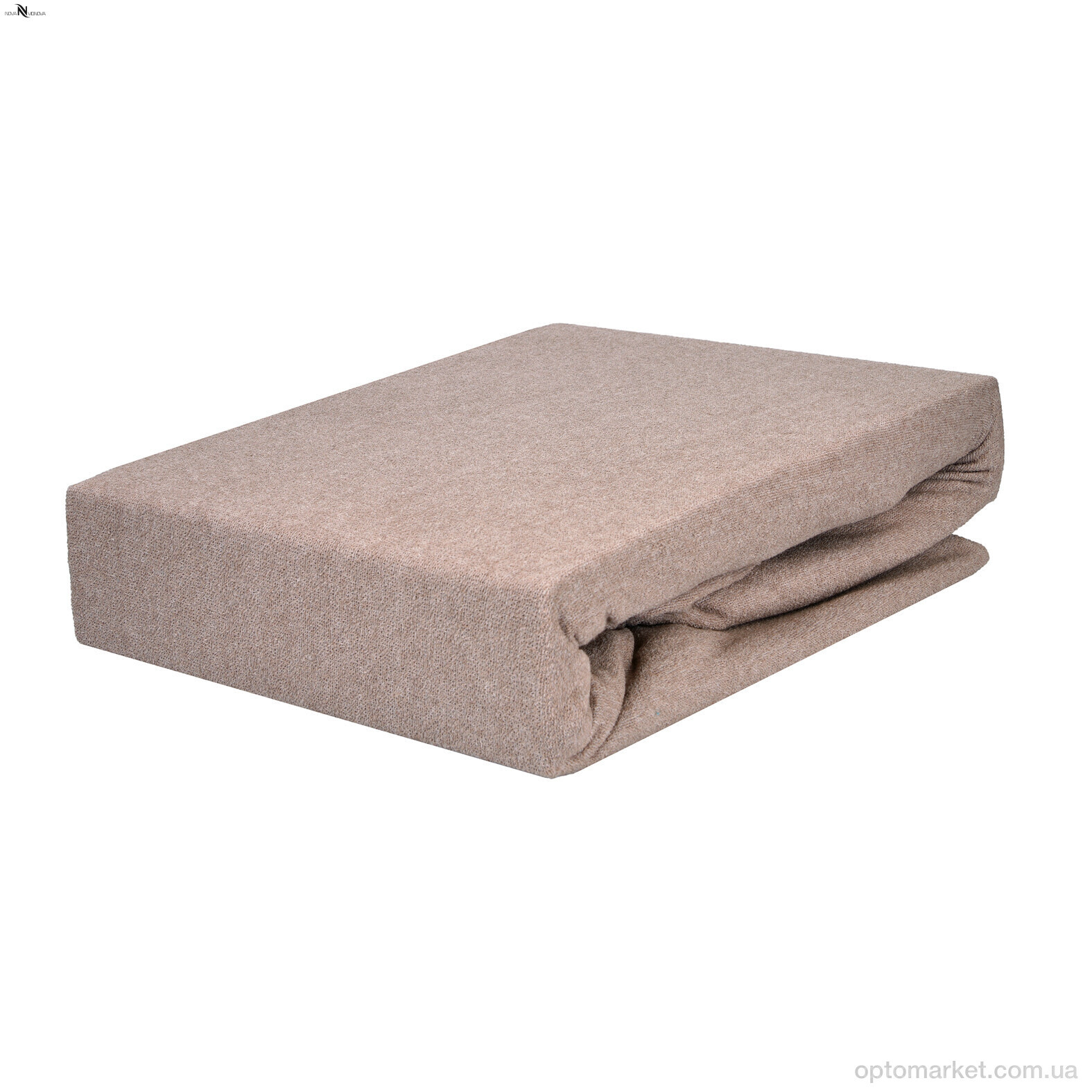 Купить Постільна білизна унісекс 01-3 Простирало МАХРОВЕ (100x200)+одна наволочка(50x70) бежевий NOVA VIDNOVA бежевий, фото 4