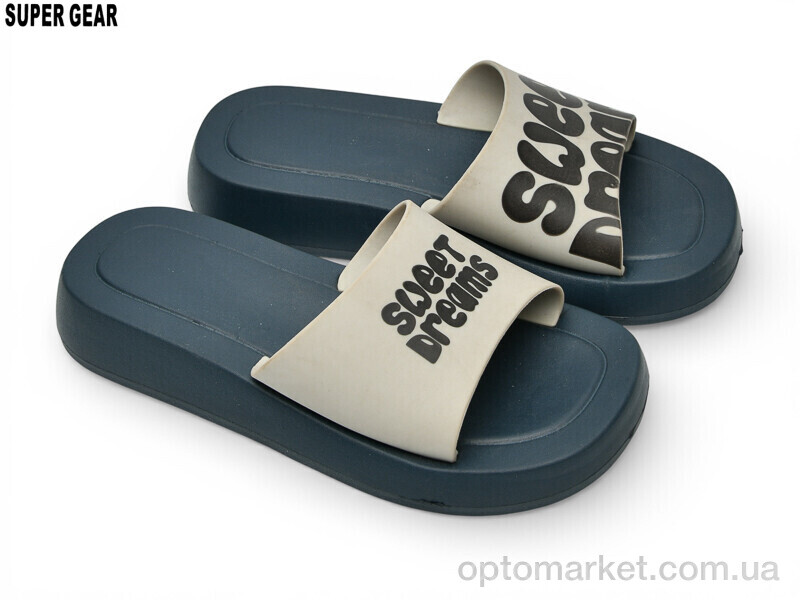 Купить Шльопанці жіночі 01-6216 grey Super Gear сірий, фото 1