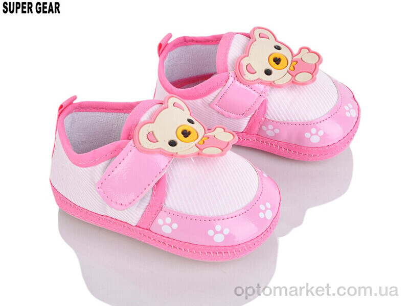 Купить Пінетки дитячі 01-6696 pink Super Gear рожевий, фото 1