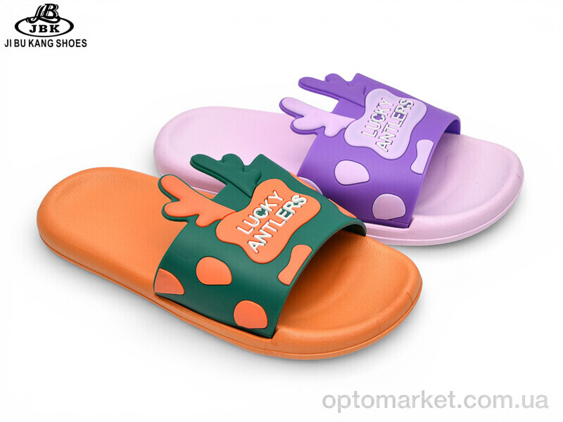 Купить Шльопанці дитячі 01-759 lilac-orange mix Jibukang мікс, фото 1