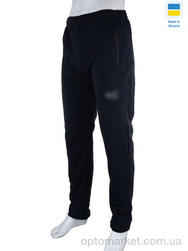 Купить Спортивні штаны чоловічі 01 navy, флис (04658) N.ke синій, фото 1