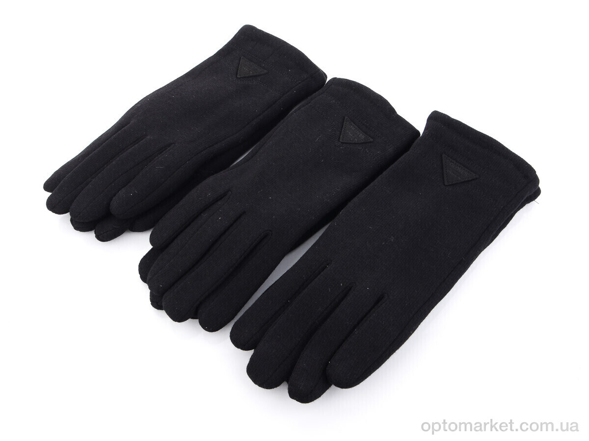 Купить Рукавички жіночі 01 трикотаж махра RuBi чорний, фото 1