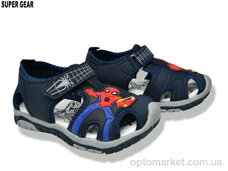 Купить Сандалі дитячі 010-02A navy Super Gear синій, фото 1