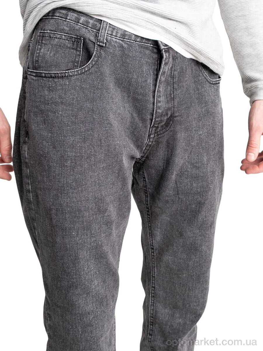 Купить Джинси чоловічі 0103 Monetoo сірий, фото 2