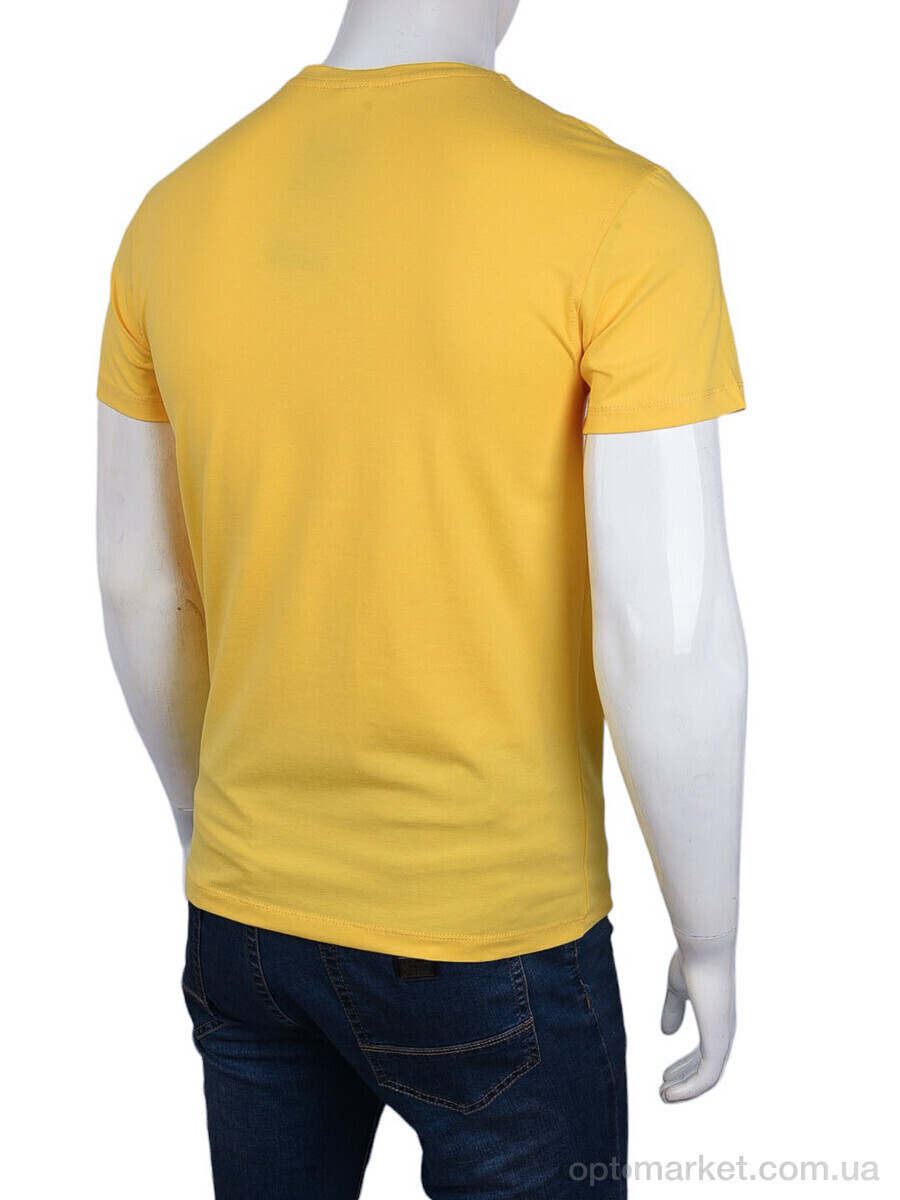 Купить Футболка чоловічі 0105 (08507-13) yellow K.rl Lagerfeld жовтий, фото 3