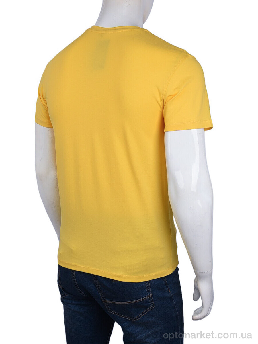 Купить Футболка чоловічі 0105 (08507-15) yellow K.rl Lagerfeld жовтий, фото 3