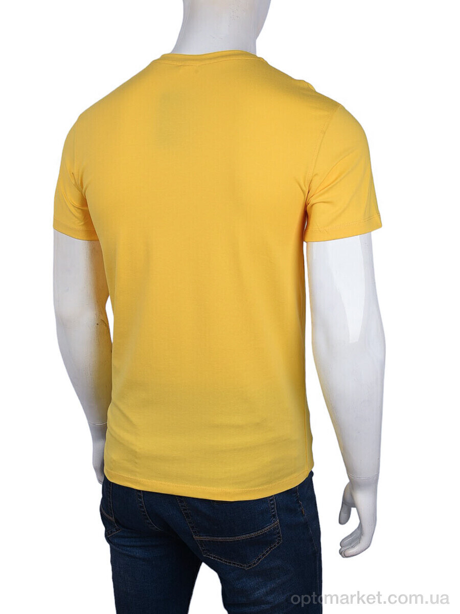 Купить Футболка чоловічі 0105 (08507-16) yellow K.rl Lagerfeld жовтий, фото 2
