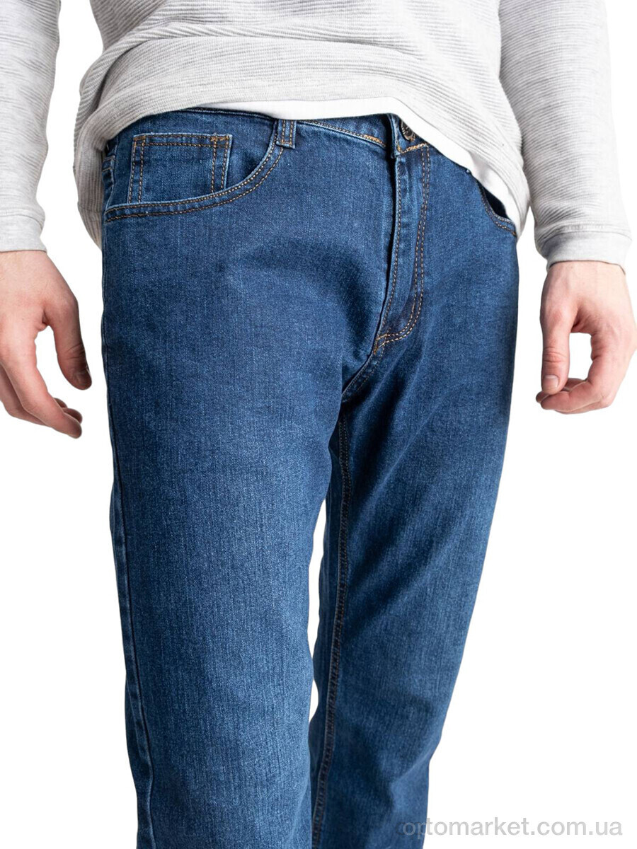 Купить Джинси чоловічі 0109 Monetoo синій, фото 3