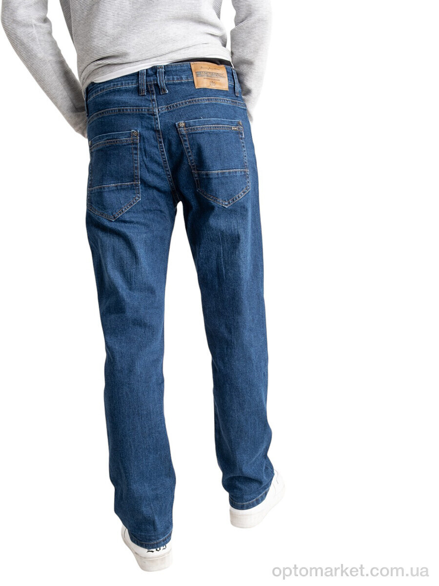 Купить Джинси чоловічі 0109 Monetoo синій, фото 4